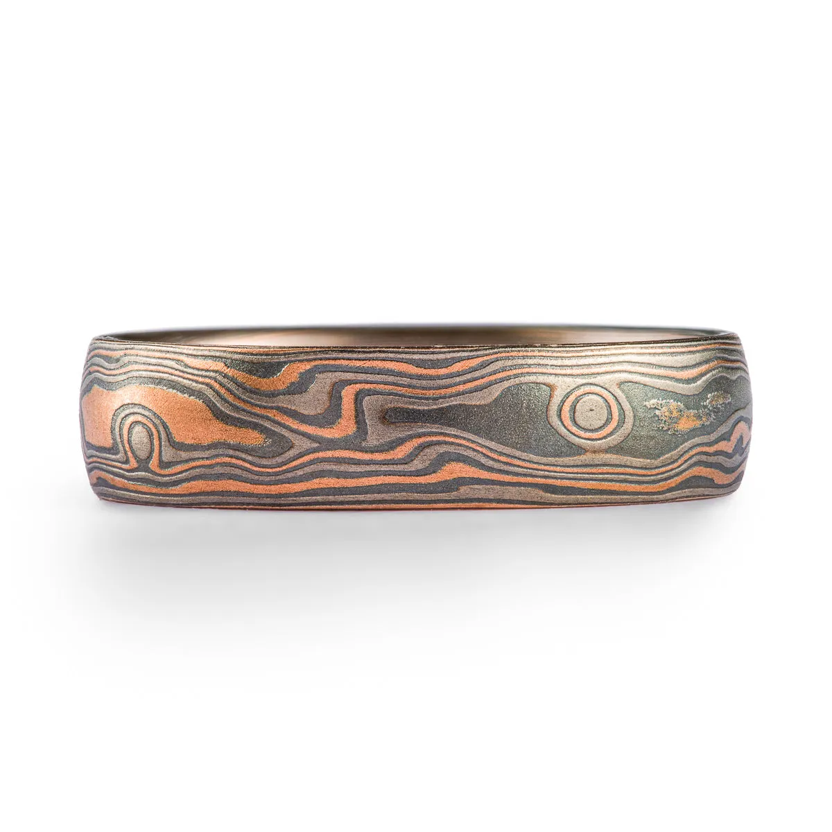 Timber Woodgrain Ring in Embers Palette