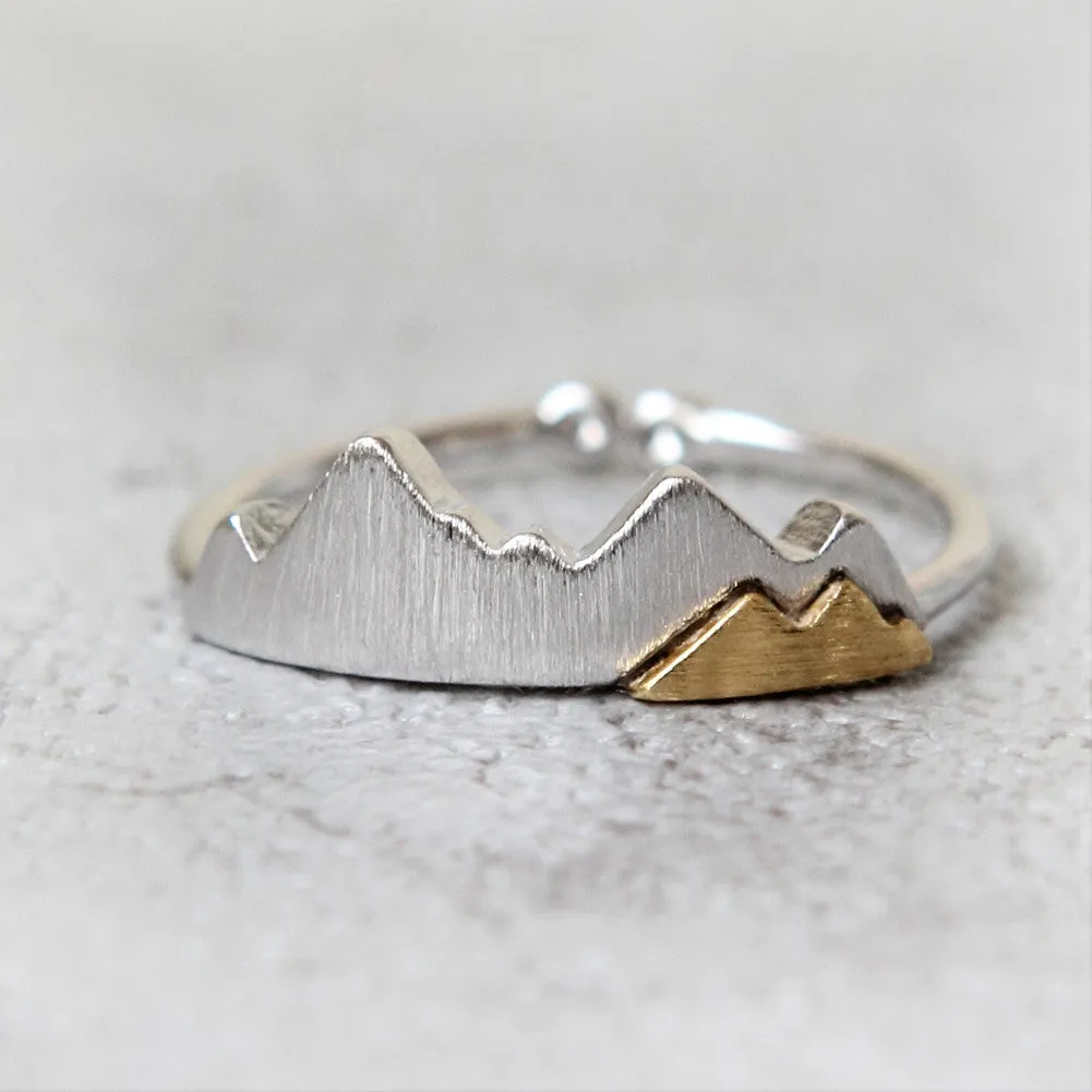 Two Tone Mountain Ring