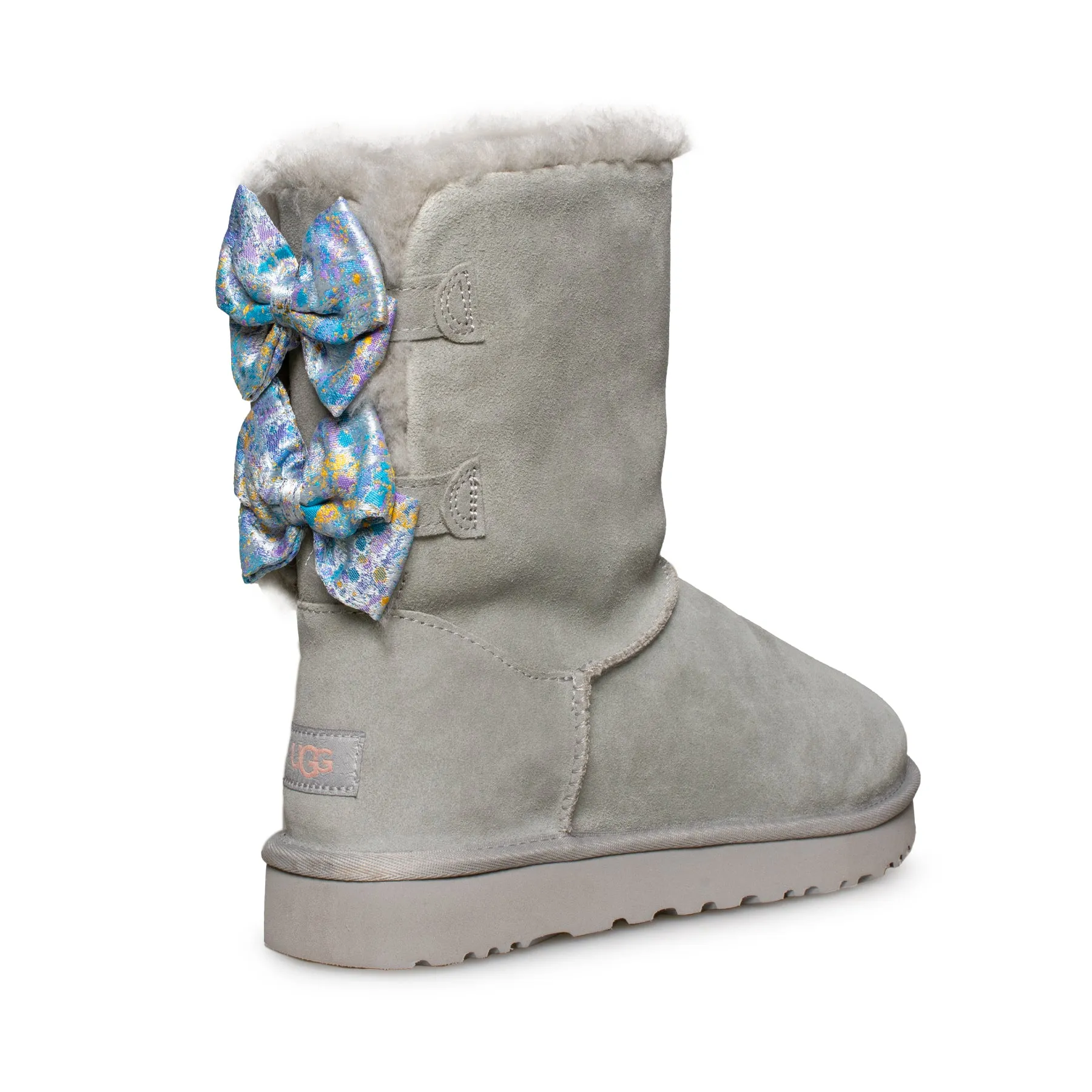 UGG Bailey Bow Abstract Splatter Seal Boots - Women's