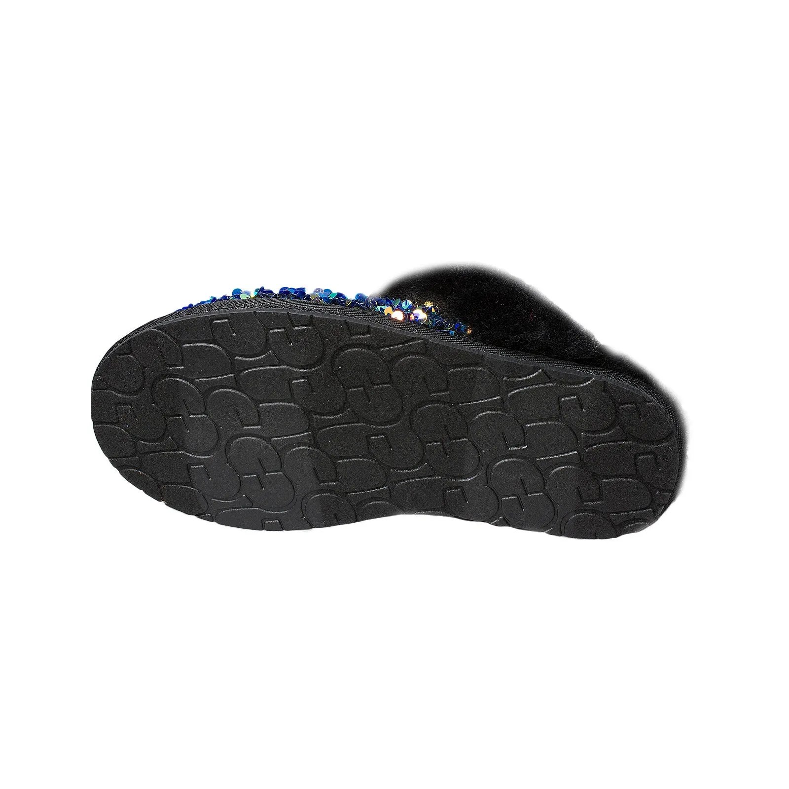 UGG Scuffette II Stellar Sequin Black Slippers - Women's