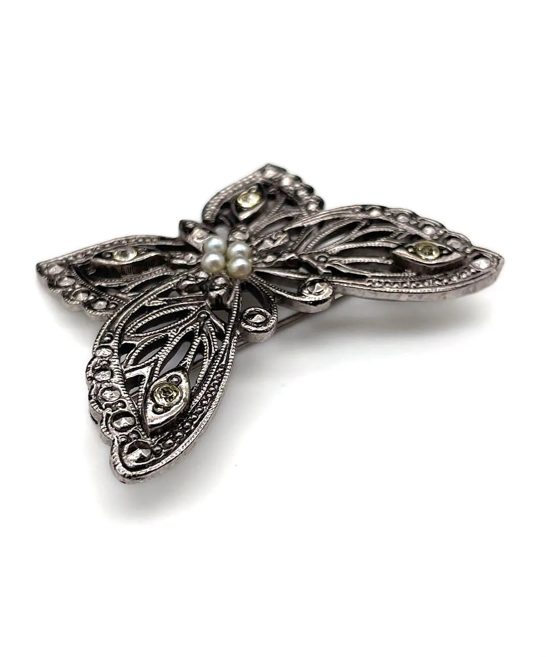 【USA輸入】ヴィンテージ AVON バタフライ ブローチ/Vintage AVON Butterfly Brooch