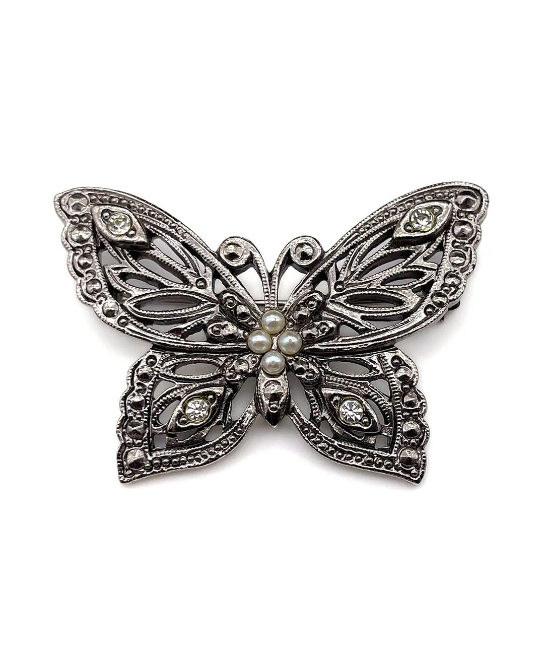 【USA輸入】ヴィンテージ AVON バタフライ ブローチ/Vintage AVON Butterfly Brooch