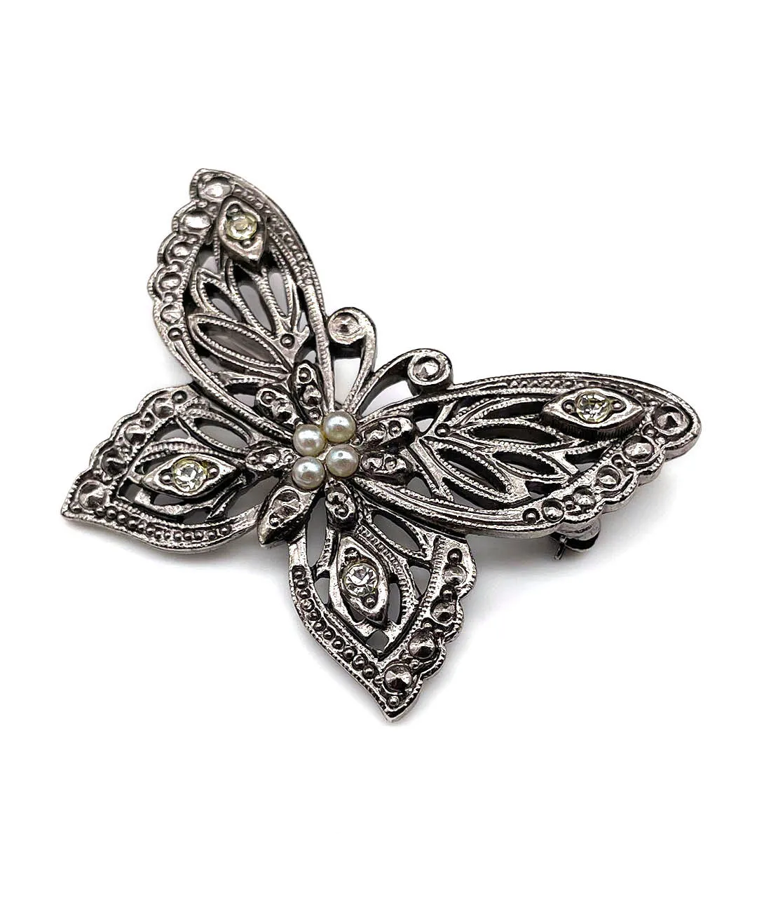 【USA輸入】ヴィンテージ AVON バタフライ ブローチ/Vintage AVON Butterfly Brooch