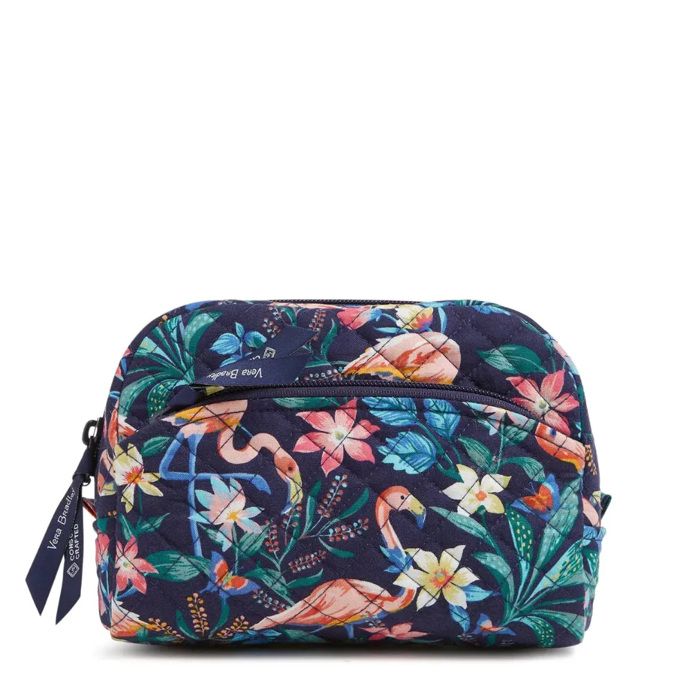 Vera Bradley Medium Cosmetic Bag - Flamingo Garden