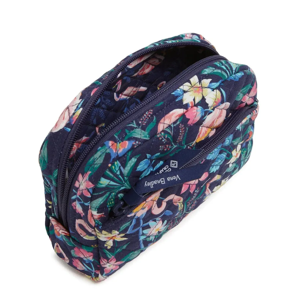 Vera Bradley Medium Cosmetic Bag - Flamingo Garden