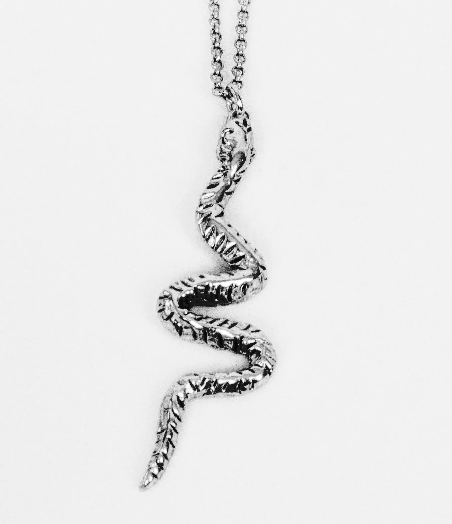 Vertical Snake Necklace