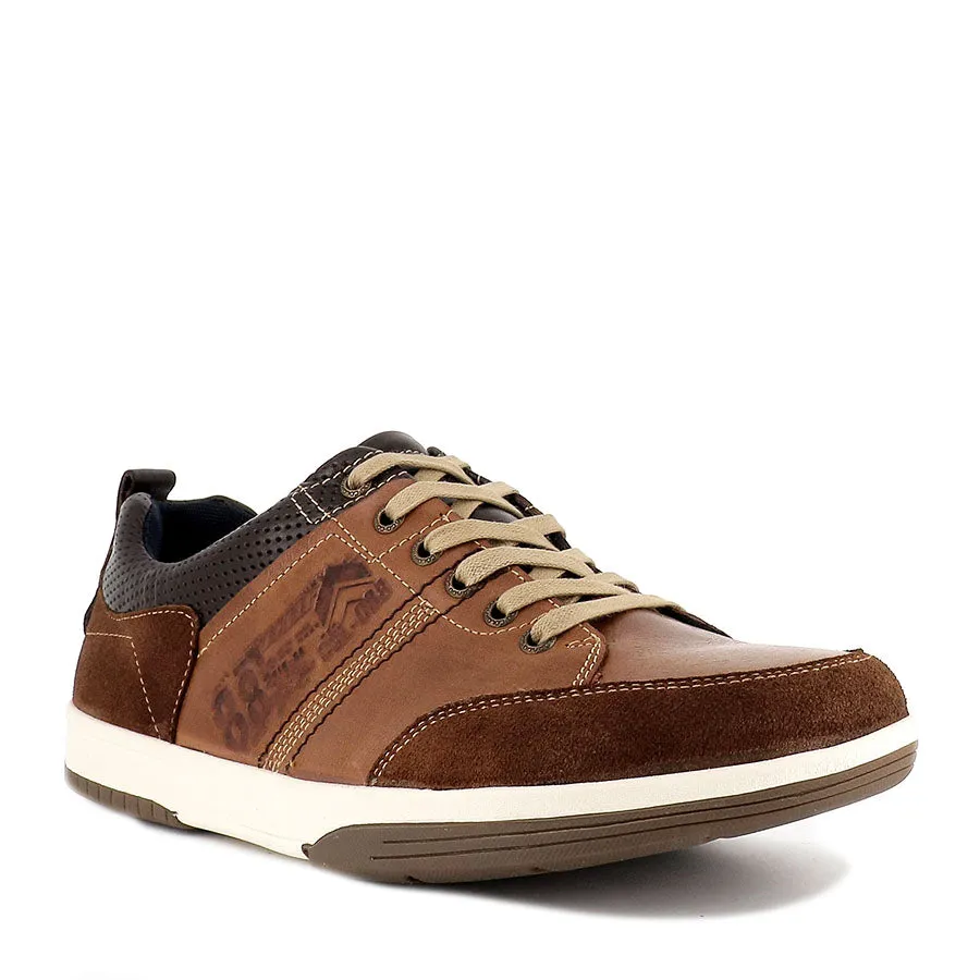 VICTOR - TAN/BROWN LEATHER