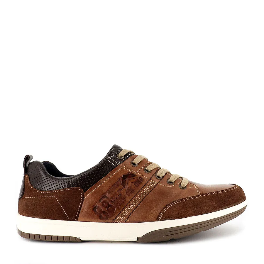 VICTOR - TAN/BROWN LEATHER