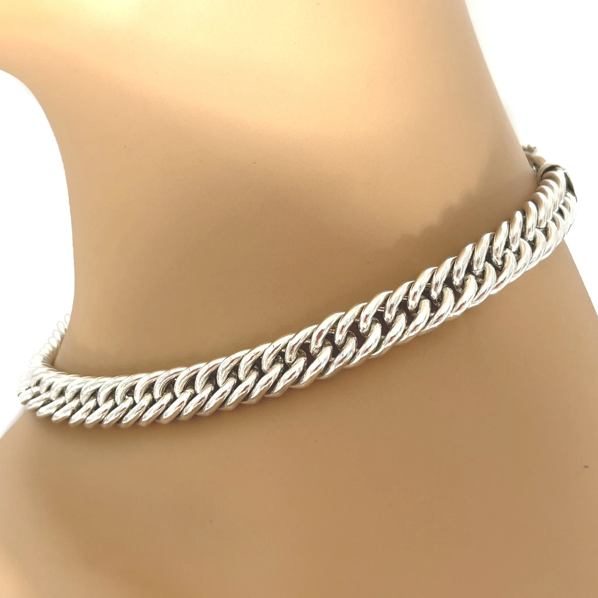 Vintage Tiffany and Co. Cuban Chain Link in Sterling Silver