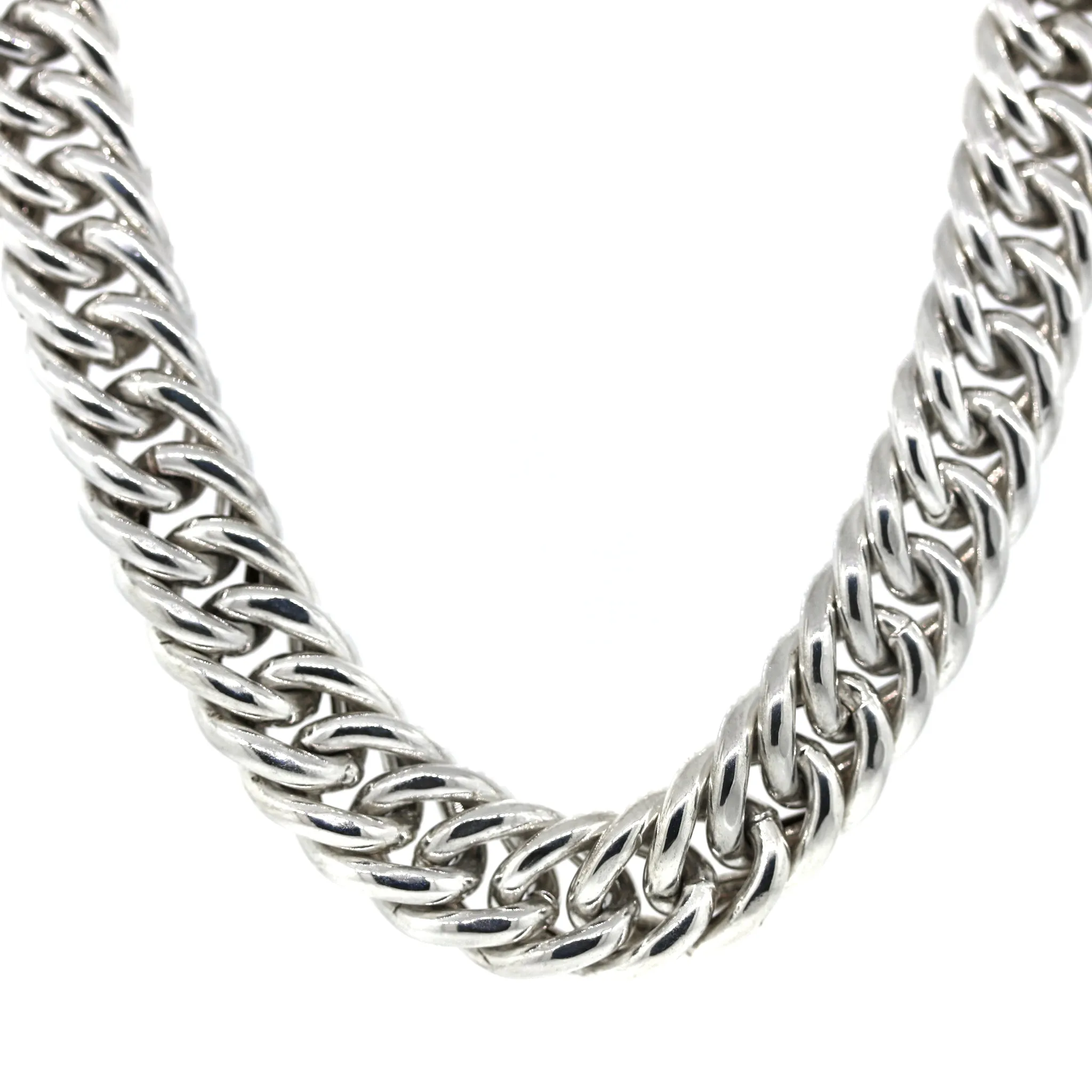 Vintage Tiffany and Co. Cuban Chain Link in Sterling Silver