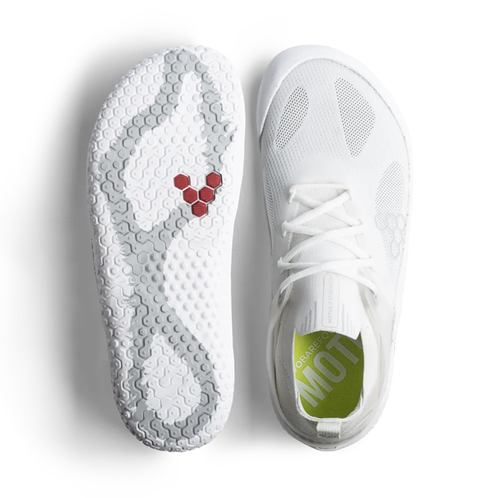 Vivobarefoot Motus Strength Mens Bright White/Grey