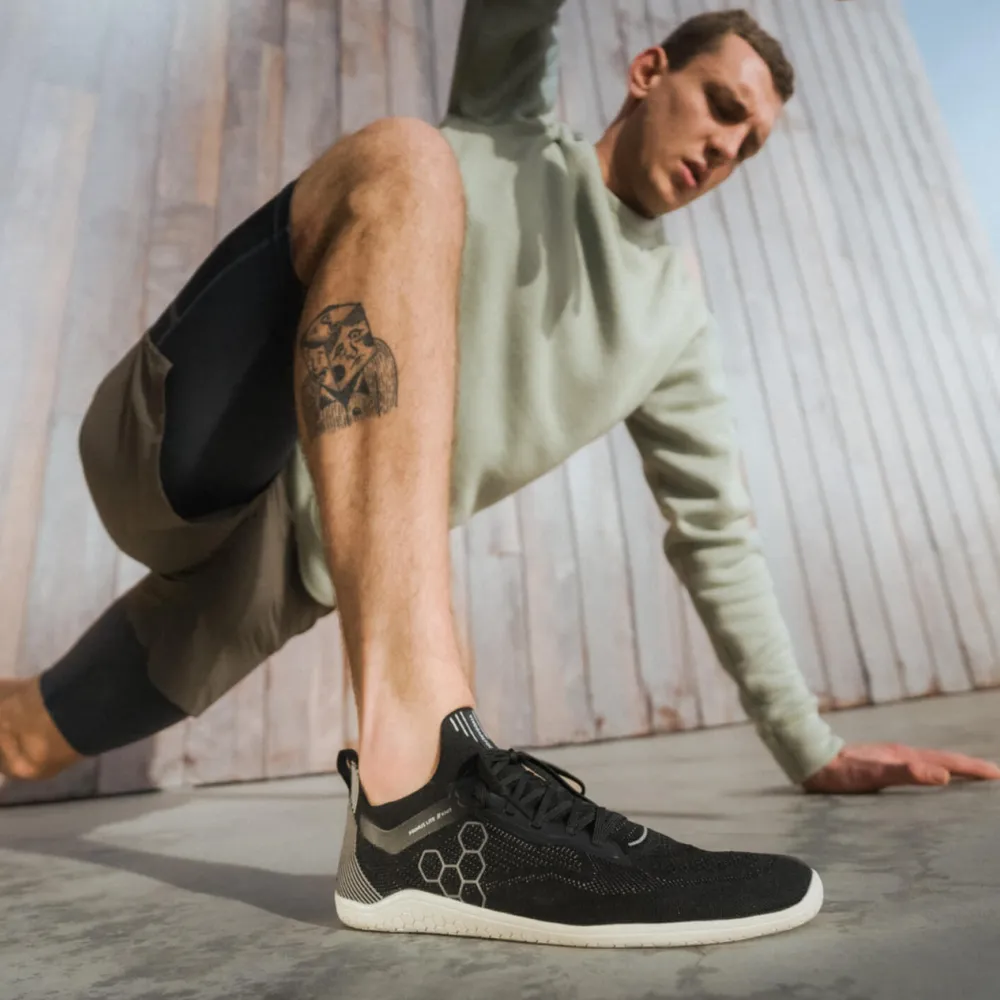 Vivobarefoot Primus Lite Knit Mens Obsidian