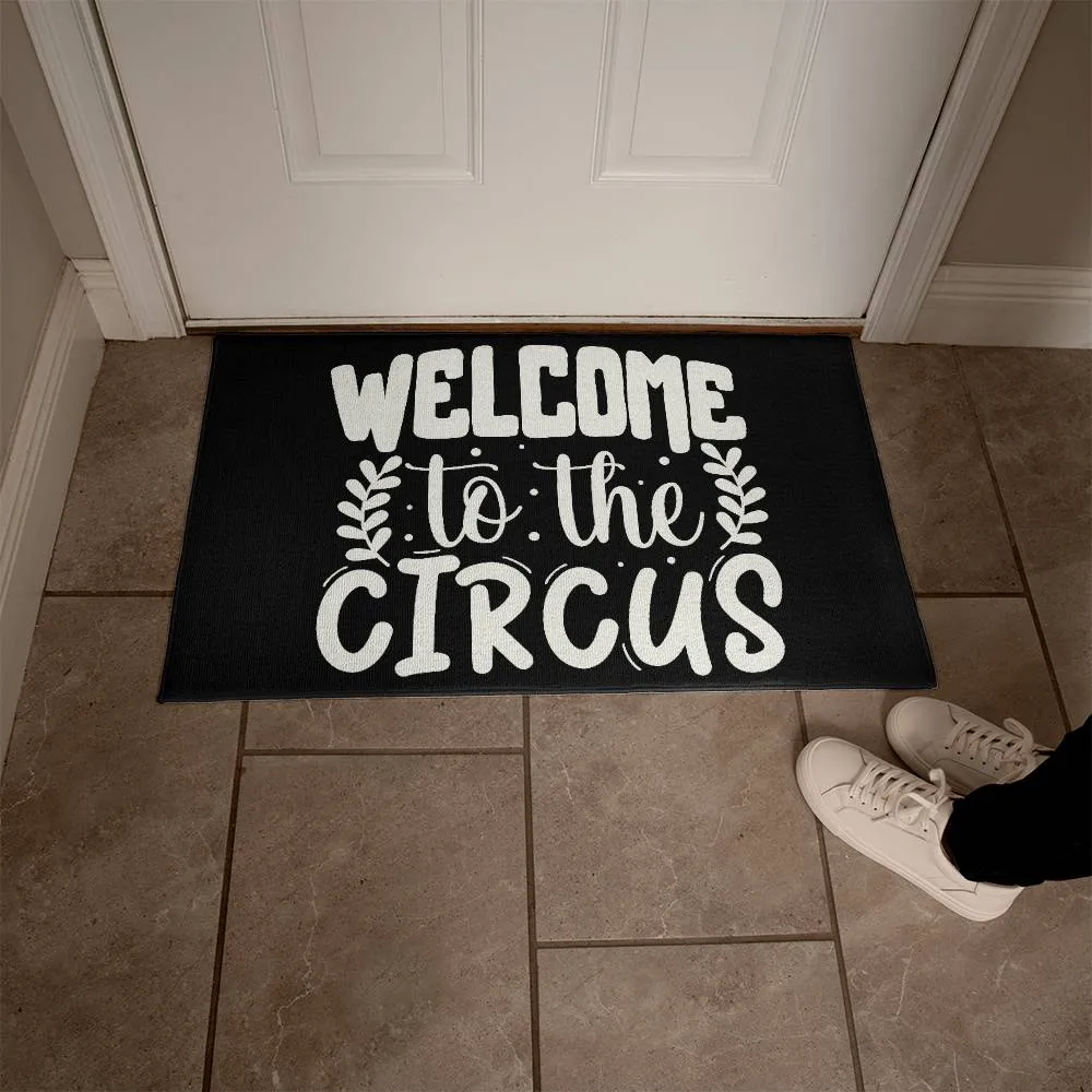 Welcom To The Circus Indoor Outdoor Welcome Door Mat