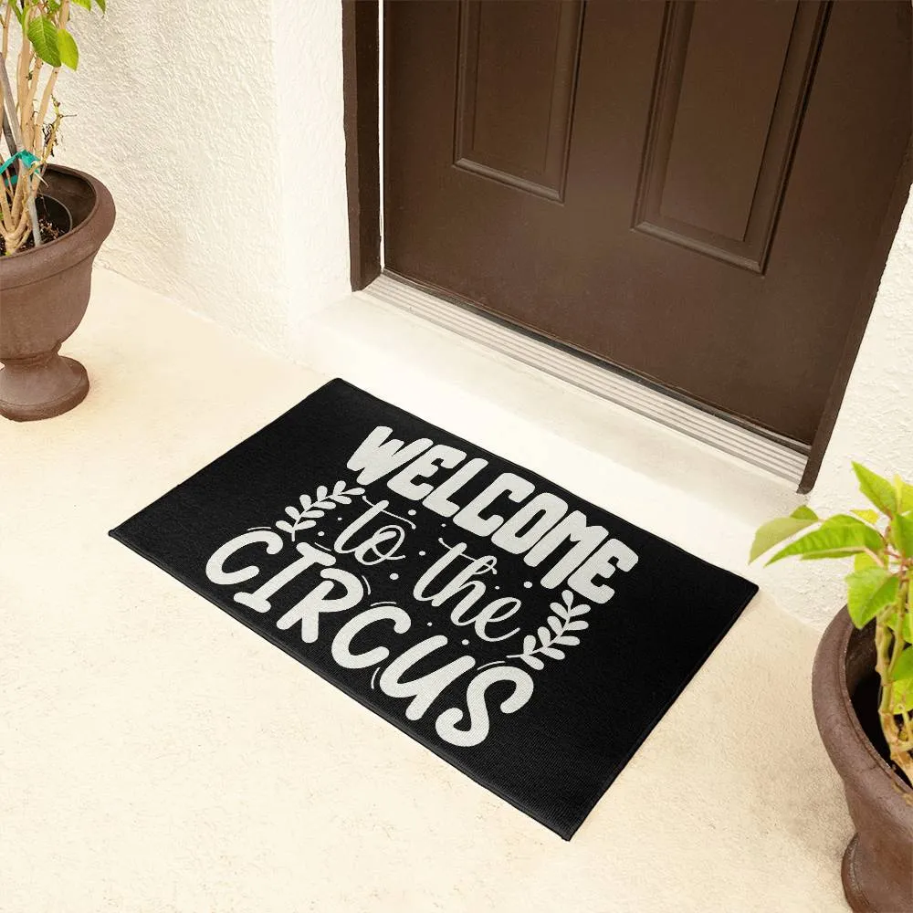 Welcom To The Circus Indoor Outdoor Welcome Door Mat