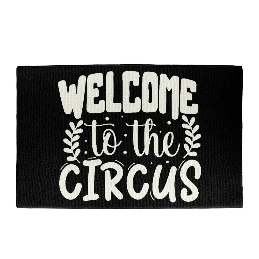 Welcom To The Circus Indoor Outdoor Welcome Door Mat