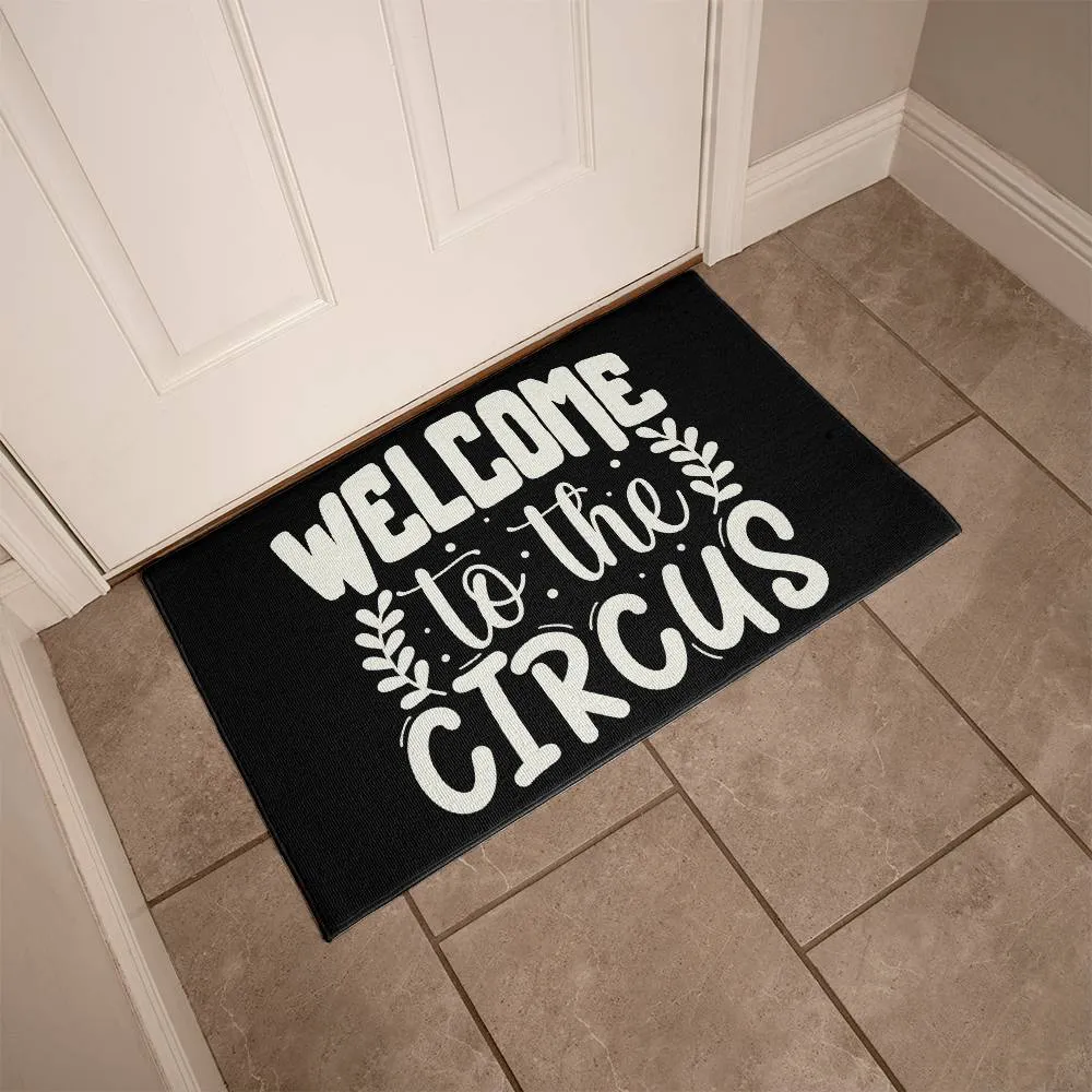 Welcom To The Circus Indoor Outdoor Welcome Door Mat