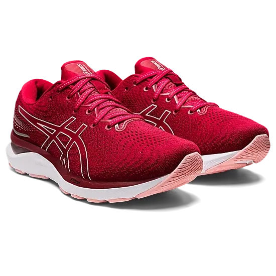 Women's Asics GEL-CUMULUS 24 Cranberry/Frosted Rose