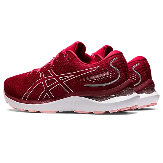 Women's Asics GEL-CUMULUS 24 Cranberry/Frosted Rose