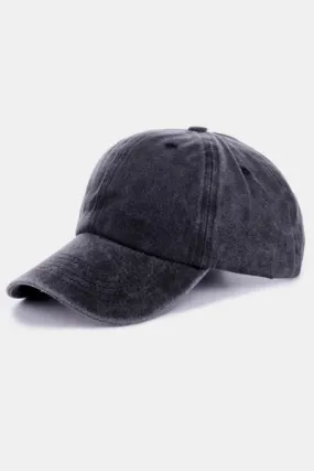 Zenana Plain Adjustable Baseball Cap