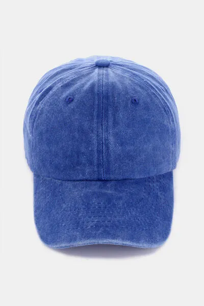 Zenana Plain Adjustable Baseball Cap