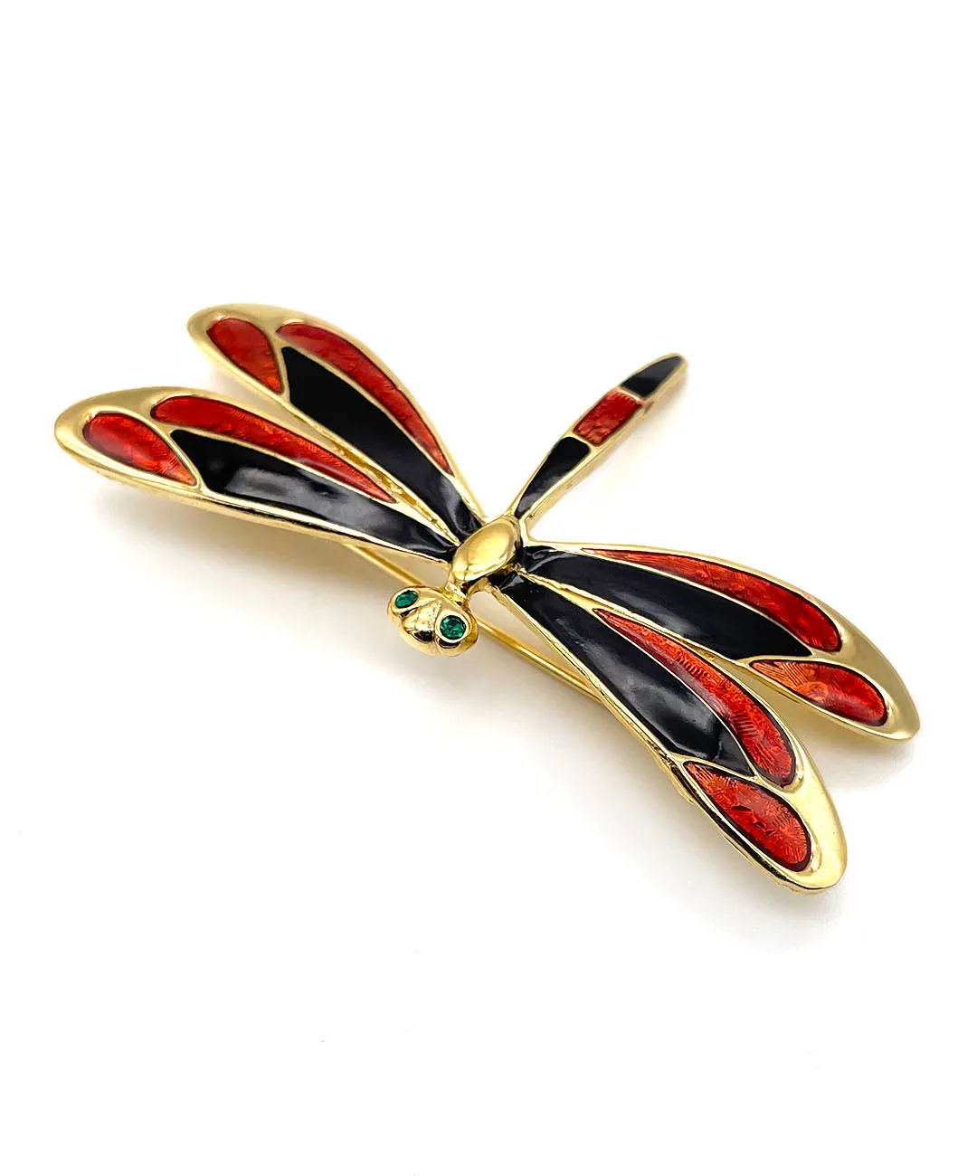 【フランス輸入】ヴィンテージ SPHINX ドラゴンフライ ブローチ/Vintage SPHINX Dragonfly Brooch